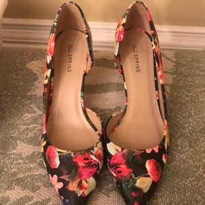 Floral heels